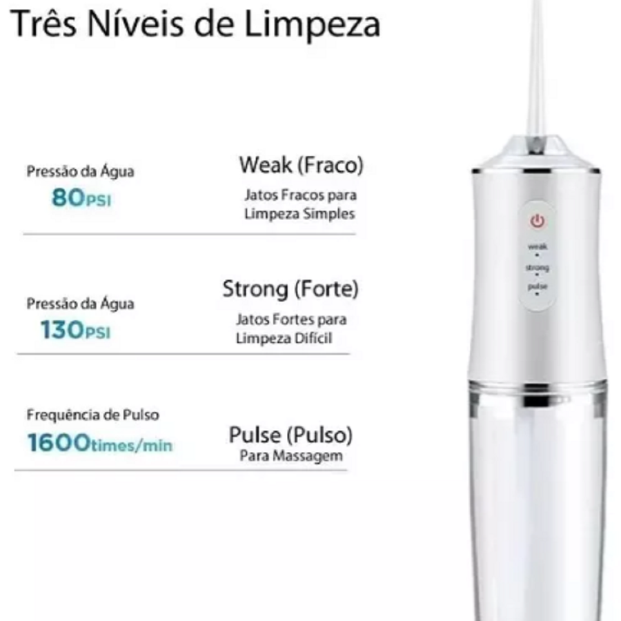 Irrigador Bucal Portátil Limpieza Dental🦷🤩